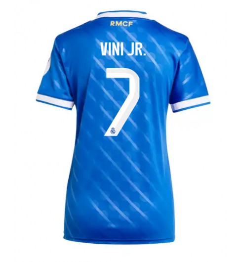 Real Madrid Vinicius Junior #7 Alternativní Dres pro Dámské 2025-26 Krátký Rukáv Real Madrid Vinicius Junior #7 Alternativní Dres pro Dámské 2025-26 Krátký Rukáv